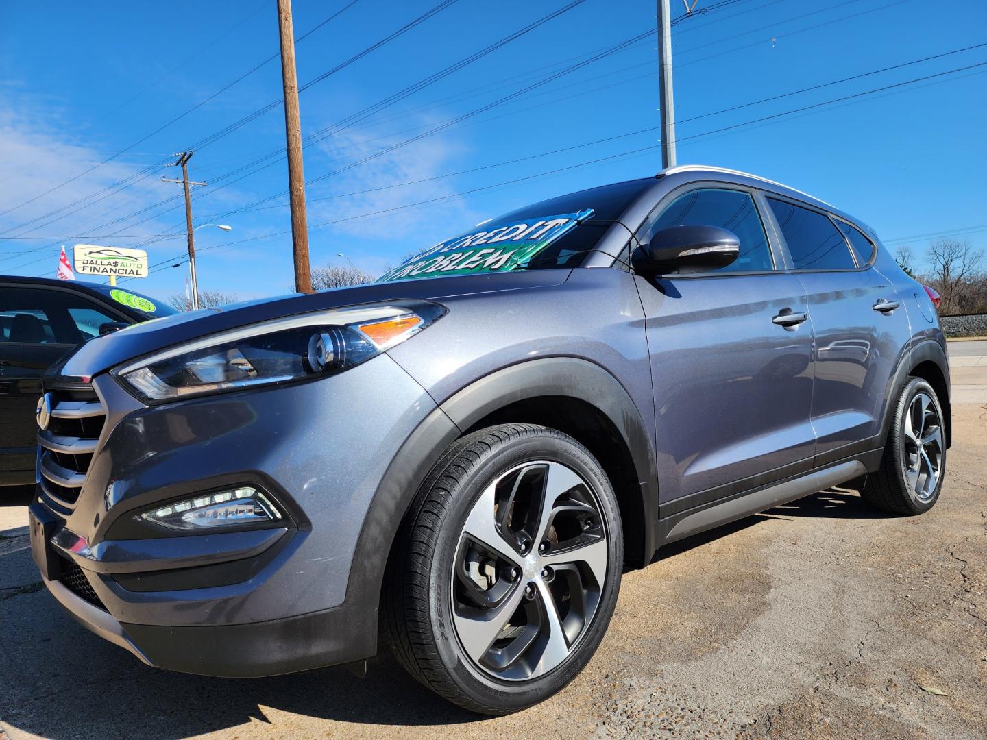 2016 BLACK Hyundai Tucson Sport (KM8J33A21GU) with an 1.6L L4 DOHC 16V engine, 7A transmission, located at 2660 S.Garland Avenue, Garland, TX, 75041, (469) 298-3118, 32.885551, -96.655602 - Welcome to DallasAutos4Less, one of the Premier BUY HERE PAY HERE Dealers in the North Dallas Area. We specialize in financing to people with NO CREDIT or BAD CREDIT. We need proof of income, proof of residence, and a ID. Come buy your new car from us today!! This is a Very clean 2016 HYUNDAI TUC - Photo#7